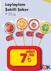 LAYLAYLOM ŞEKİLLİ ŞEKER 25 G